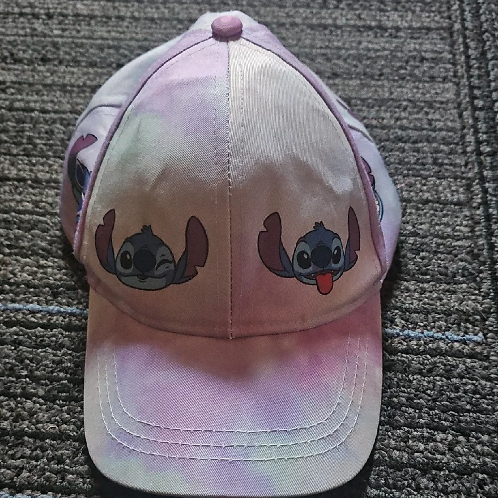 Nwot Adjustable Purple Stitch Baseball Cap
